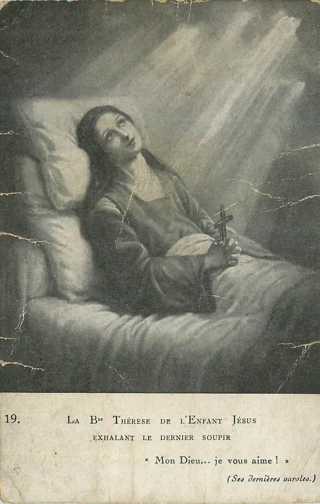 La Bse Thérèse de l'Enfant Jésus — Exhalant le dernier soupir — n°19 - Vorderseite