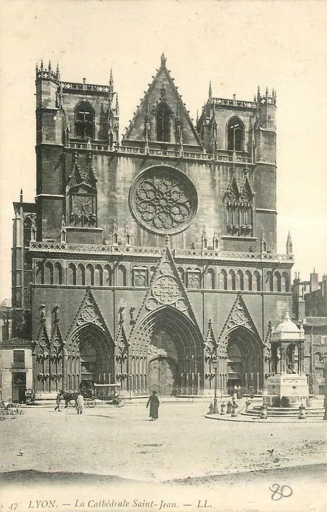LYON — A Catedral de São João — LL. — n° 47 - Frente