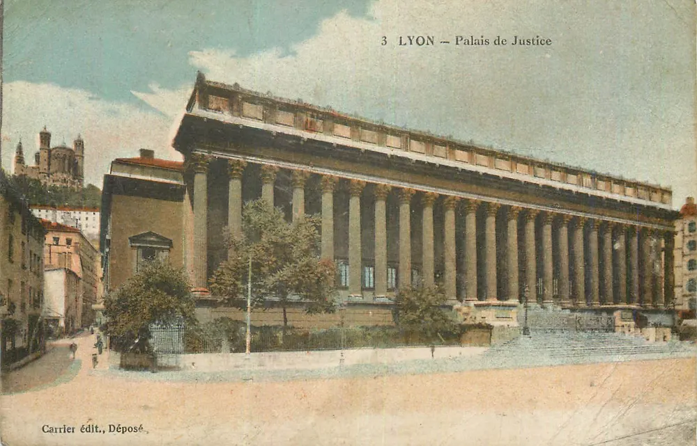 LYON — Palais de Justice — Carrier Verlag, eingereicht. - Vorderseite