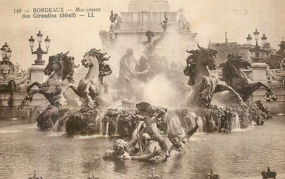 Bordeaux — Denkmal der Girondinen (Detail) — LL - Vorderseite