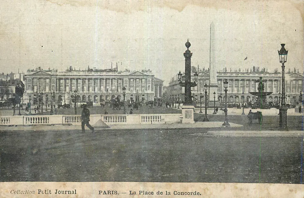 PARIS — A Praça da Concorde — Coleção Petit Journal - Frente