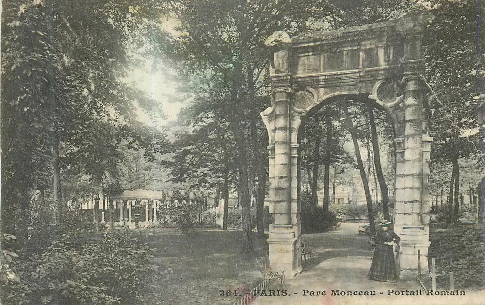 Paris - Parc Monceau - Portail Romain — editor anônimo, n° 364 - Frente