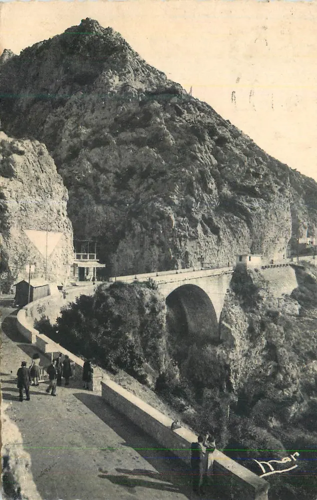 Brücke auf dem Weg zum Meer — Monte Argentario — unbekannter Verleger - Vorderseite