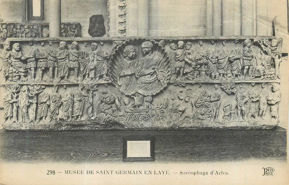 Sarcophag z Arles — Muzeum w Saint-Germain-en-Laye - Awers