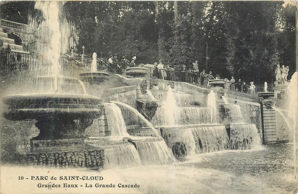 PARC de SAINT-LOUD - Grandes Eaux - La Grande Cascade - Awers
