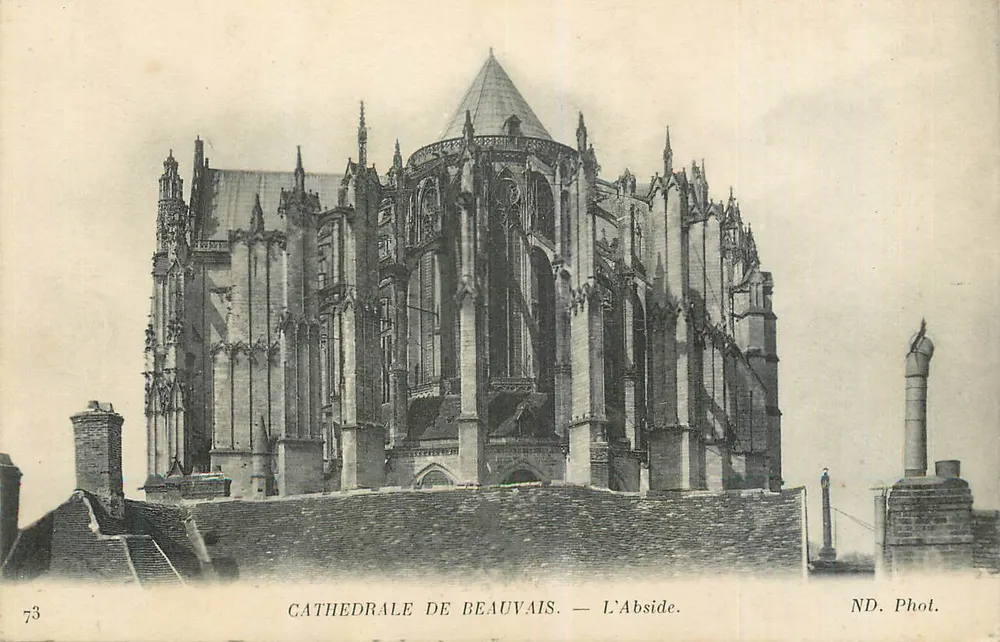 Catedral de Beauvais — A Abside — ND. Phot. - Frente