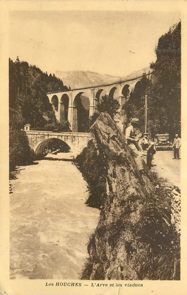 Les HOUCHES — Der Arve und die Viadukte - Vorderseite