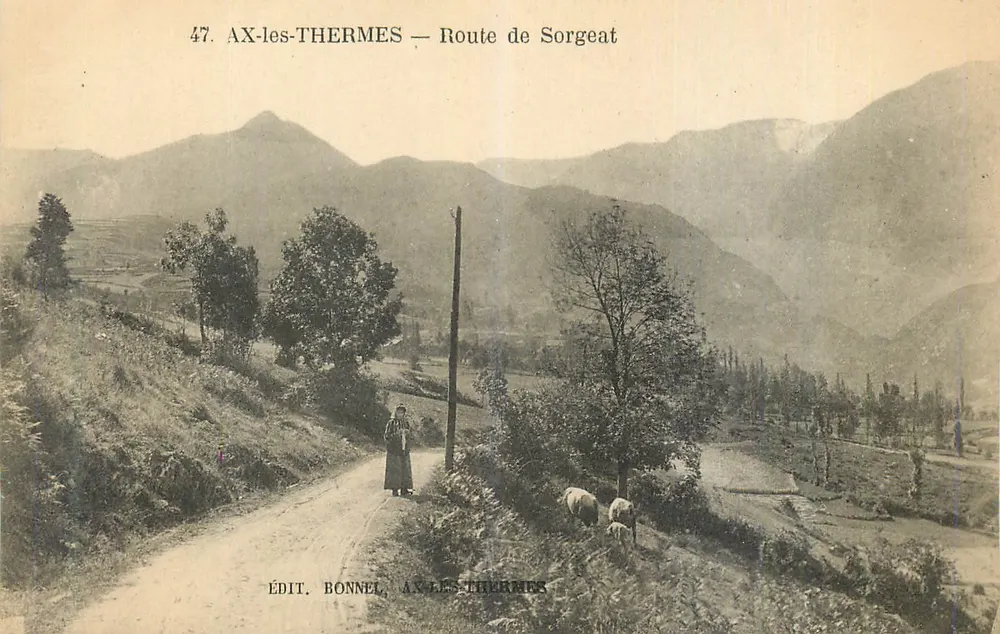 Ax-les-Thermes — Route de Sorgeat — Verlag Bonnel - Vorderseite