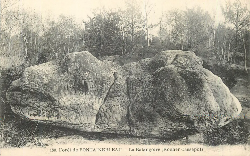 Wald von FONTAINEBLEAU — Die Schaukel (Rocher Cassepot) — n°180 - Vorderseite