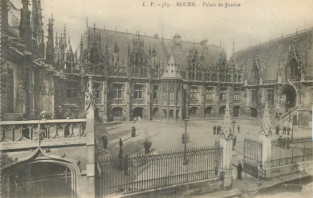 Rouen - Palácio de Justiça — C.V. - 383 - Frente