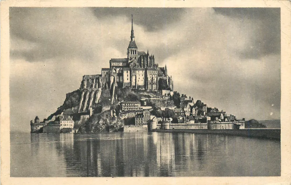 Mont Saint-Michel — Panoramablick — Verlag nicht sichtbar - Vorderseite