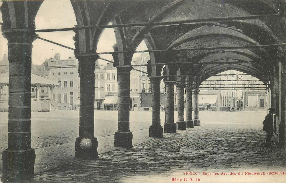 Ypres - Unter den Arcaden des Nieuwerck (1620-1624) - Serie 12 N° 46 - Vorderseite