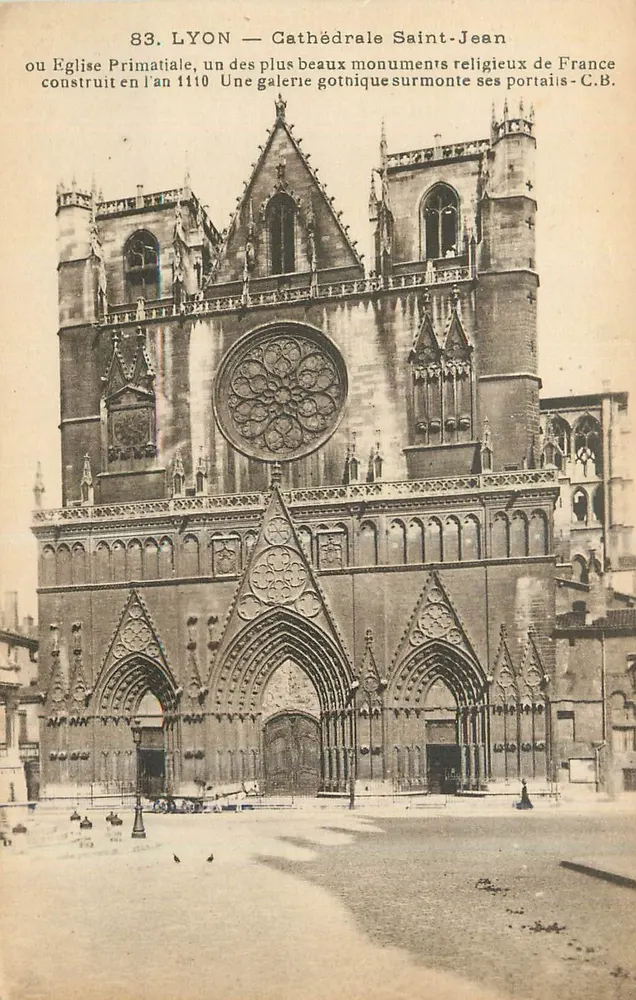 LYON — Catedral São João — C.B. - Frente