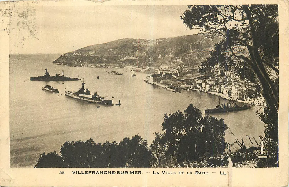 Villefranche-sur-Mer — Die Stadt und der Hafen — LL - Vorderseite