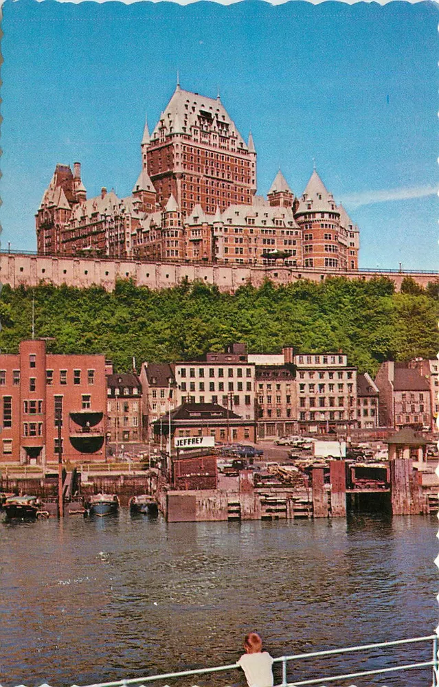 Castelo Frontenac — Quebec — editor Jeffrey - Frente