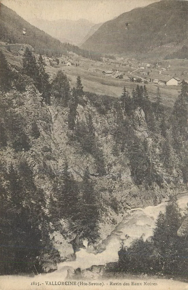 Vallorcine (Haute-Savoie) — Ravin des Eaux Noires — n° 1815 - Vorderseite