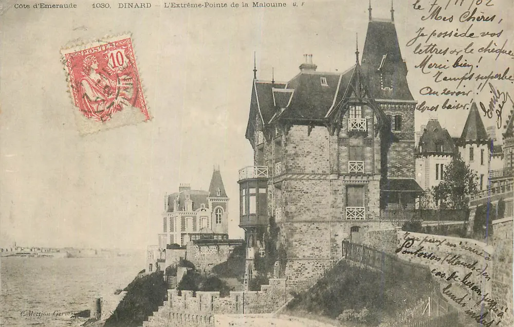 Dinard — Der äußerste Punkt der Malouine — Küste der Smaragde, Nr. 1030 - Vorderseite