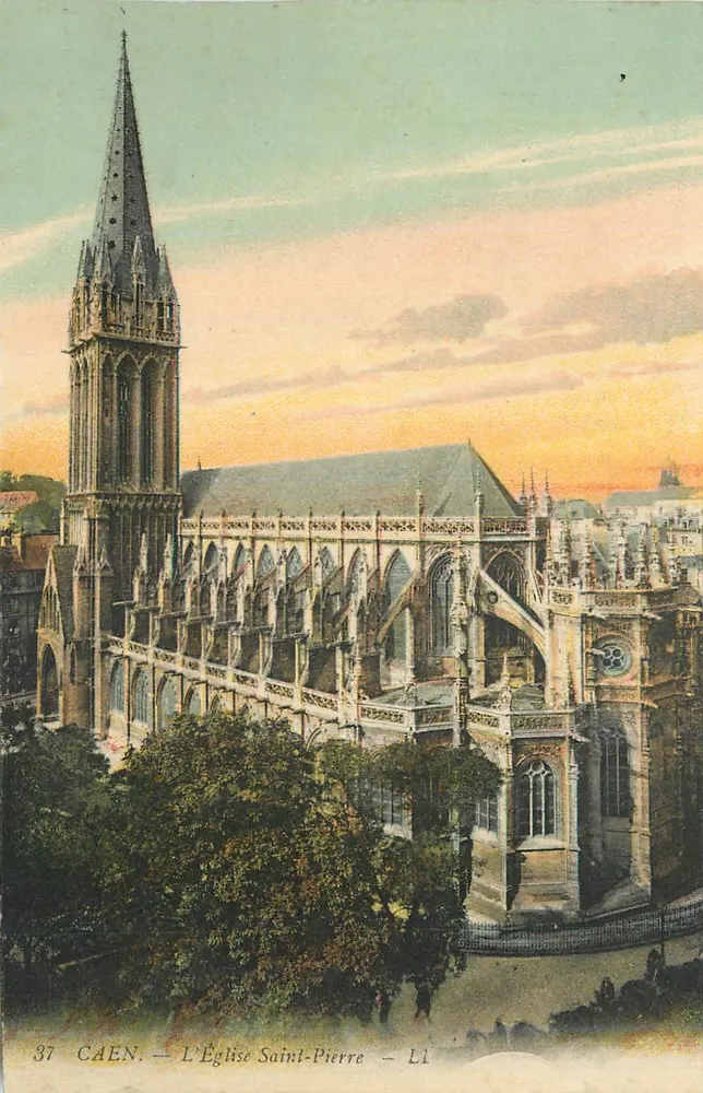 Caen — A Igreja de São Pedro — editor L1, n° 37 - Frente