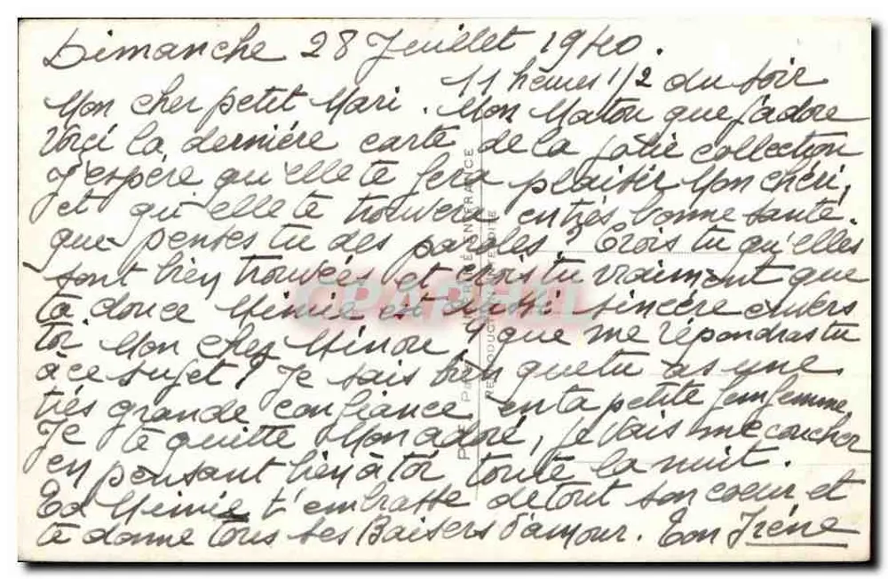 Treu bleibt mein Herz — Fern von dir — Verlag PF, Nr. 708 - Rückseite