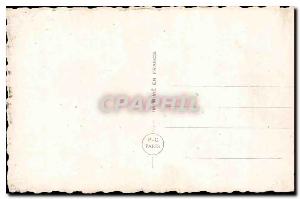 Junges Paar, das Rosen austauscht — PC Paris Nr. 5698 - Rückseite