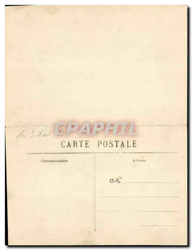PierreFonds — Das Schloss — Nordseite — J. Denis, Verlag - Rückseite