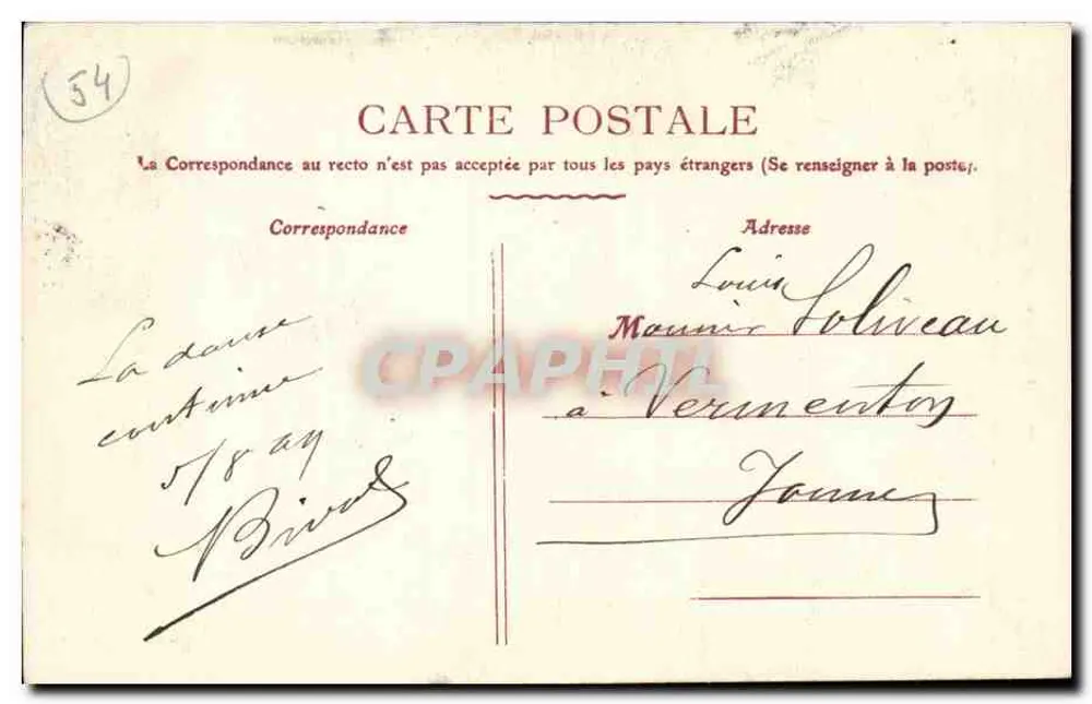 NANCY — Fonte da Place d'Alliance — N. MEURIN - Verso