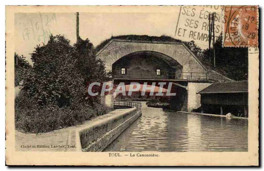 TOUL. — A Canonnière — Cliché e Edição Larcher, Toul - Frente