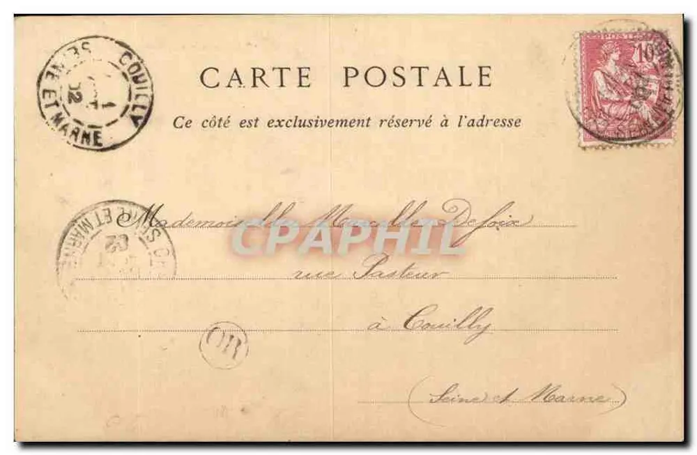 Bougligny — Widok na Loing — Wydawca Moret, n°2 - Rewers