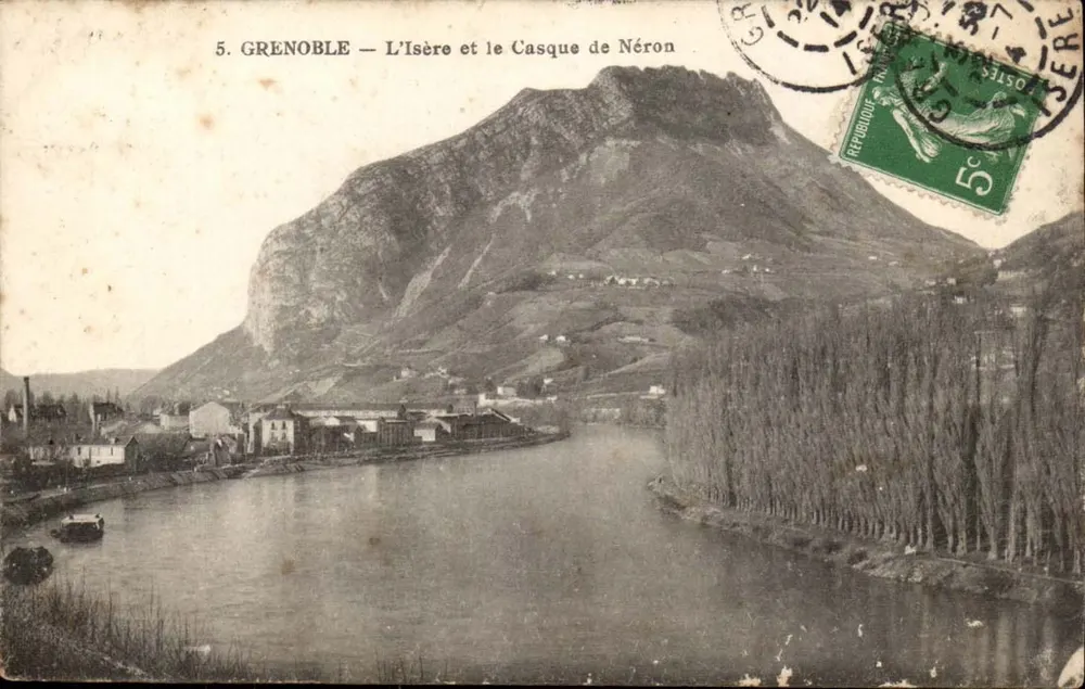 Grenoble — A Isère e o Casque de Néron — A. Biron e H. Bonnot, editores - Frente