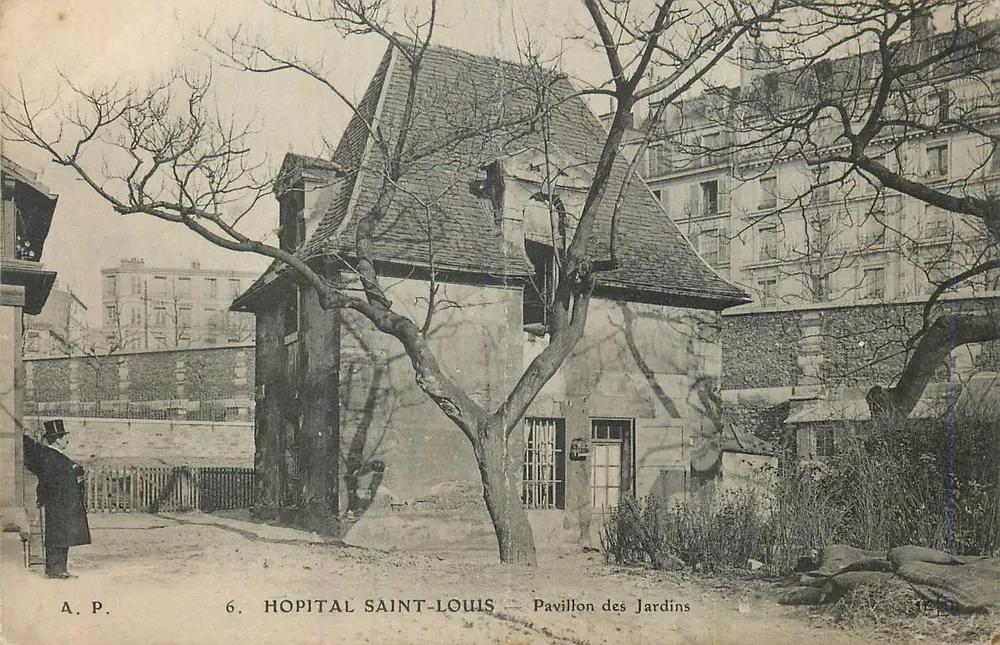 Krankenhaus Saint-Louis — Pavillon des Jardins — A.P. n°6 - Vorderseite