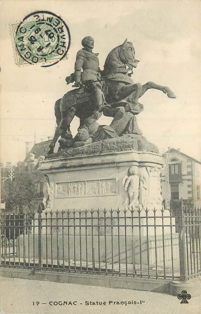 Cognac - Estátua de Francisco I - Frente