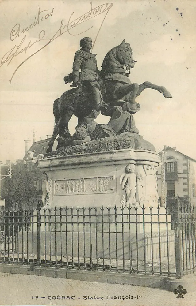 Cognac — Estátua de François Ier — editor desconhecido, n° 19 - Frente