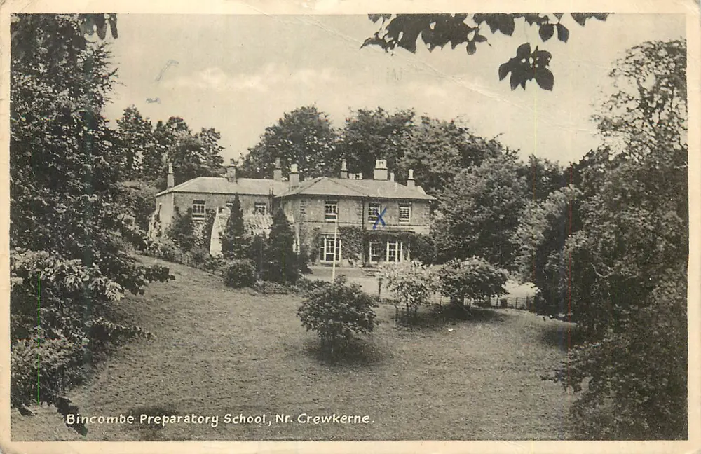 Bincombe Preparatory School, Nr. Crewkerne — editor e número de série ilegíveis - Frente