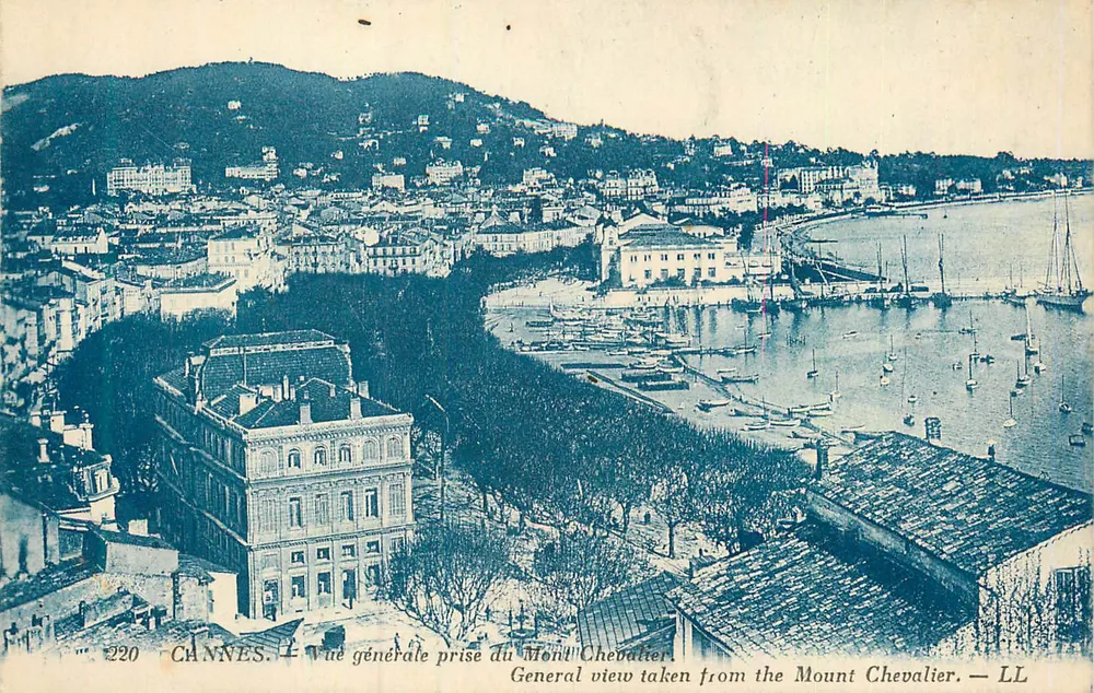 CANNES — Allgemeiner Blick vom Mont Chevalier — LL - Vorderseite