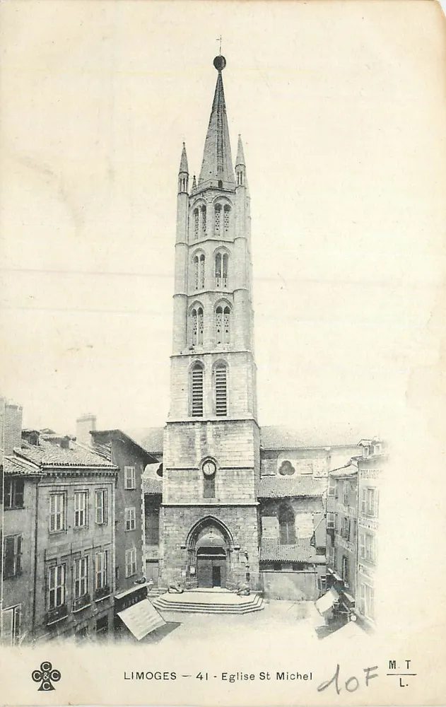 Limoges — Igreja de São Miguel — M.T. L. 41 - Frente