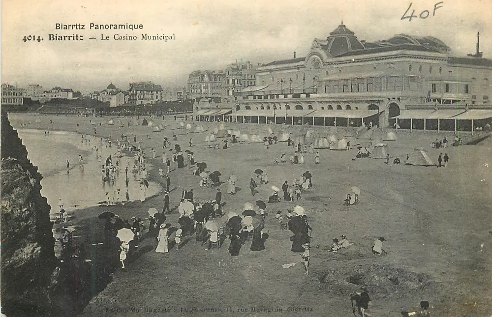 Biarritz — Das Municipale Casino — Biarritz Panoramique - Vorderseite