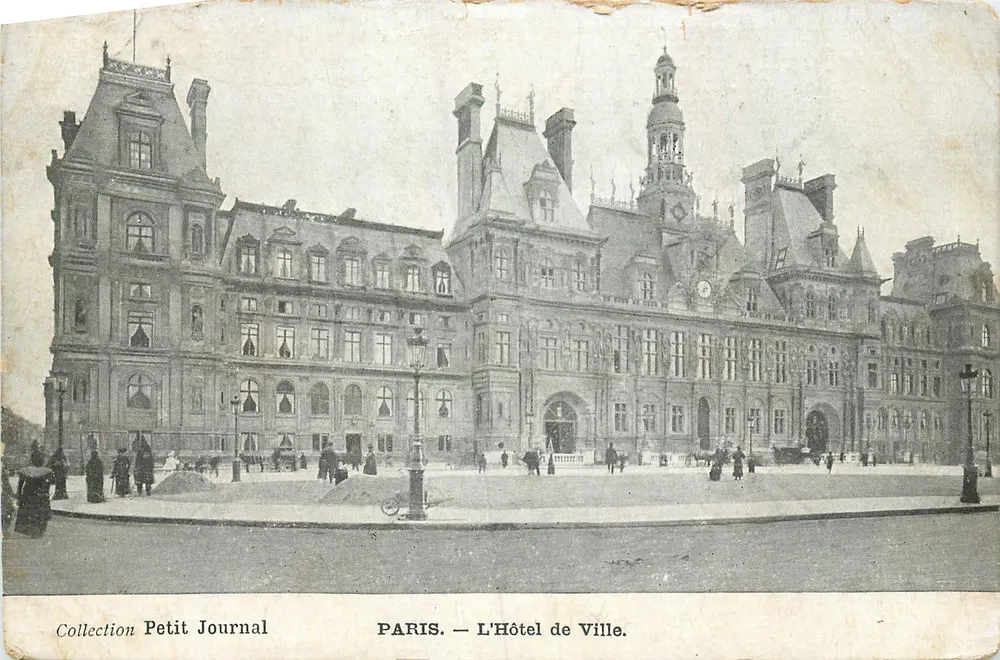 Parijs — Het Stadhuis — Collectie Petit Journal - Voorkant
