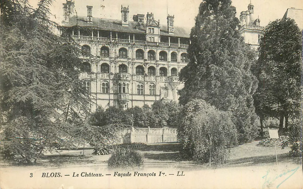 Blois — Schloss — Fassade von François Ier — LL - Vorderseite