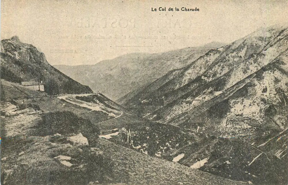 O Col da Chavade — vista panorâmica — editor desconhecido - Frente