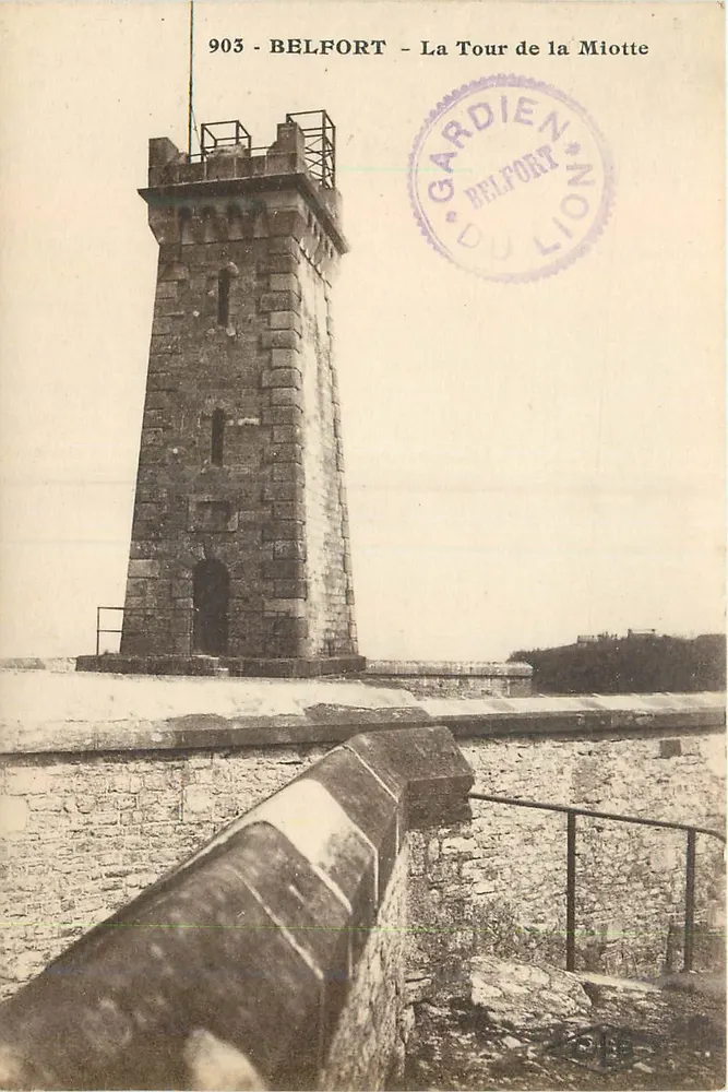 Belfort - La Torre de la Miotte — editor Gardien du Lion, n° 903 - Anverso