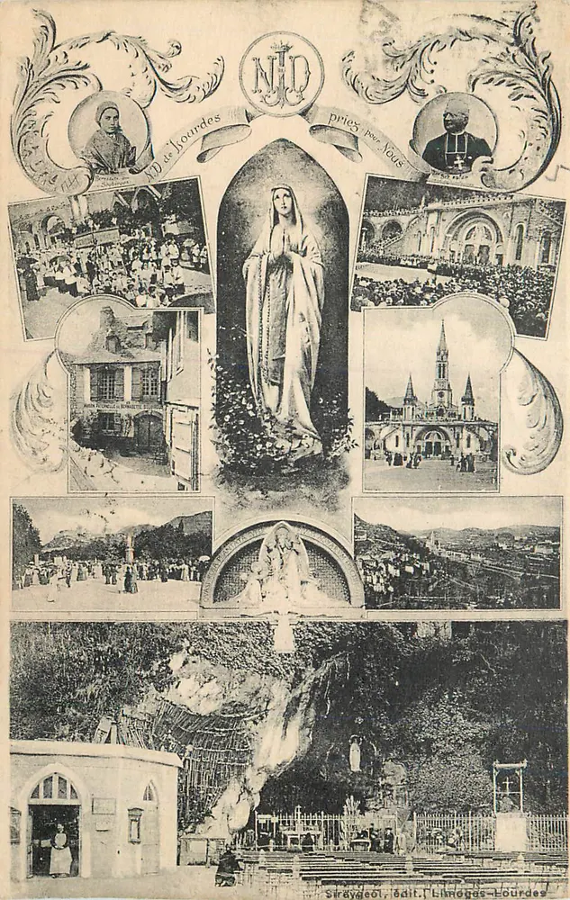 Lourdes — Nossa Senhora de Lourdes — editor Straydéo - Frente