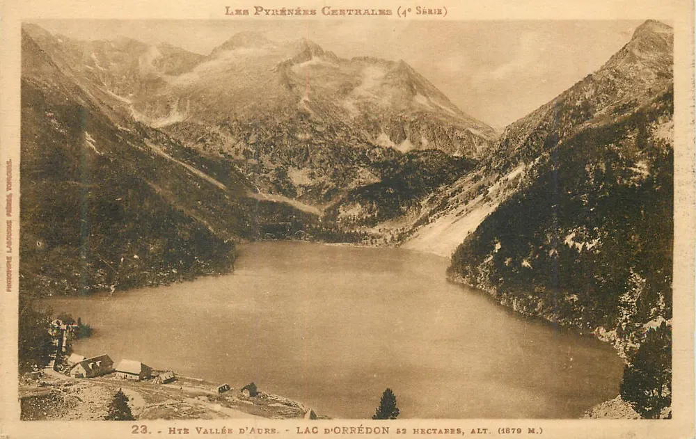 Lago de Orrédon — Alta Val d'Aure — Los Pirineos Centrales (4a serie) - Anverso
