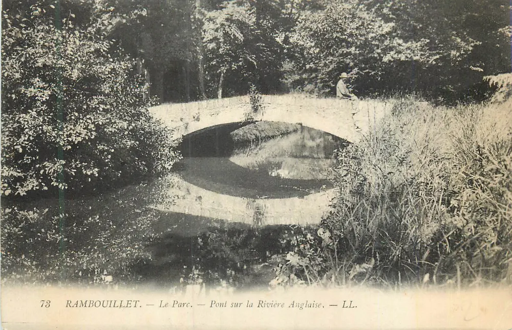 Rambouillet — Der Park — Brücke über den englischen Fluss — LL. — n°73 - Vorderseite
