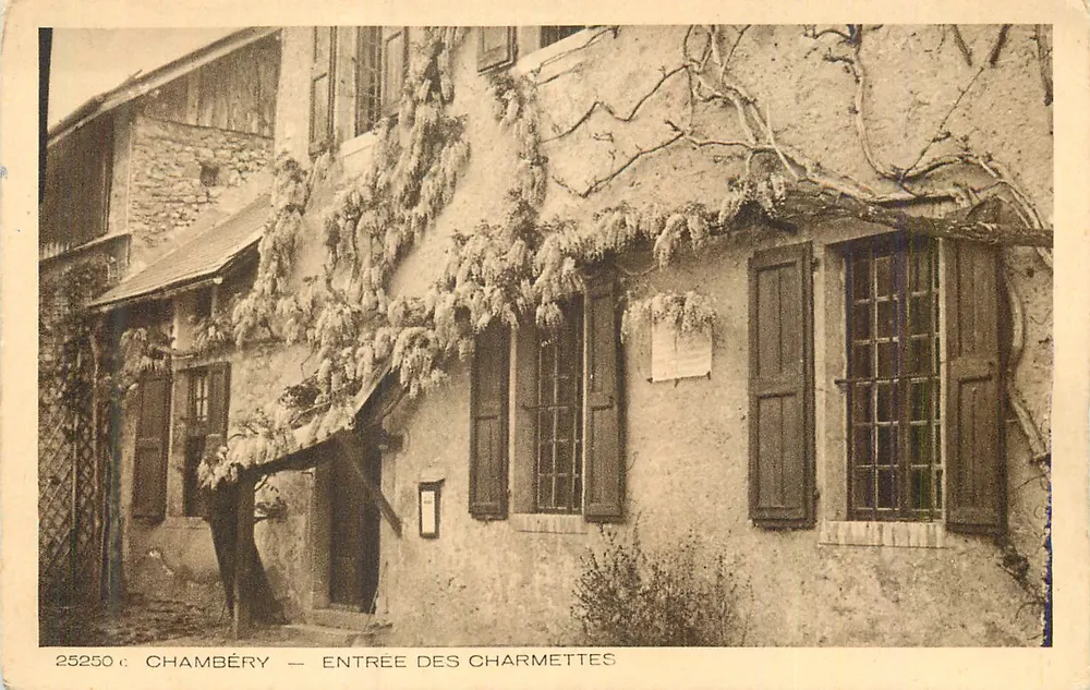 Chambéry — Entrada das Charmettes — editor C. 25250 - Frente