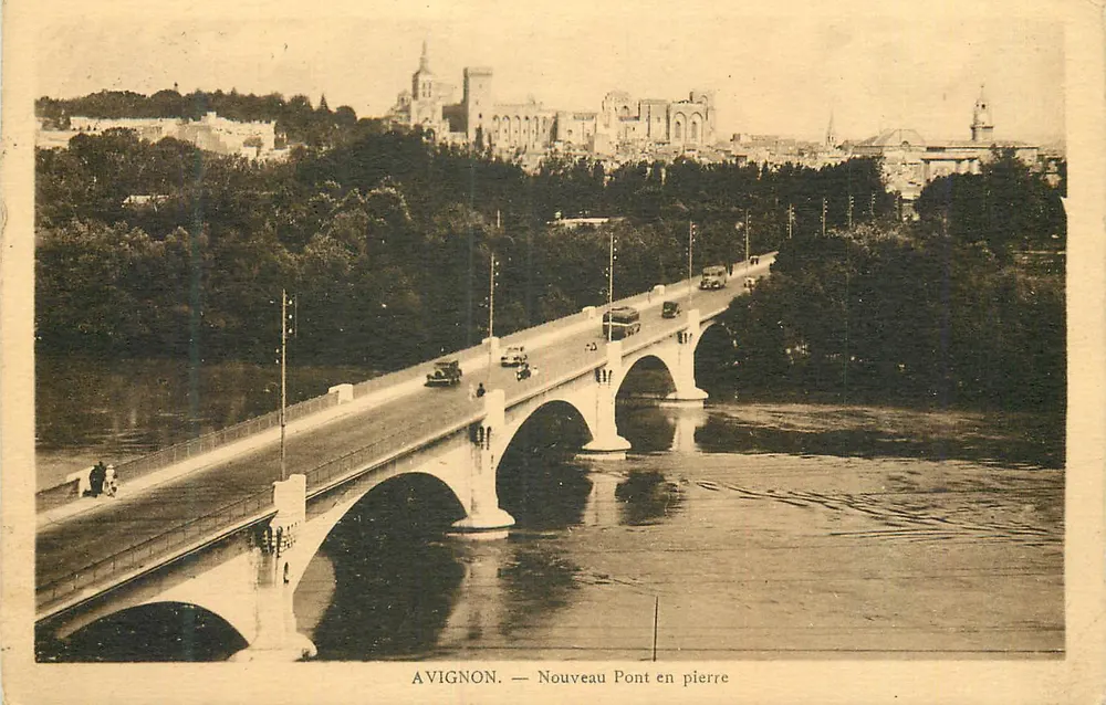 Avignon — Novo Ponte de pedra - Frente