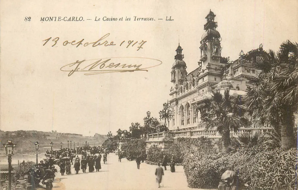 Monaco-Carlo — Das Casino und die Terrassen — LL. — Nr. 82 - Vorderseite