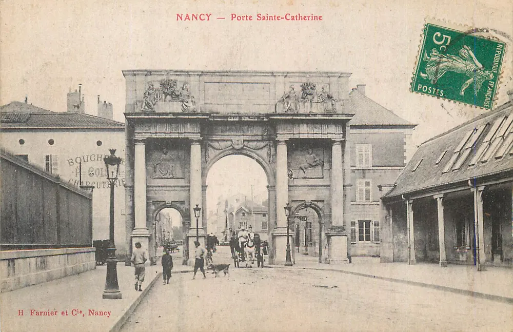 NANCY — Porte Sainte-Catherine — H. Farnier et Cie, Nancy - Vorderseite