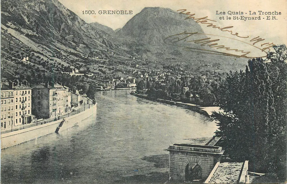 Os Quais - La Tronche e o St-Eynard - E.R. — Grenoble — 1500 - Frente