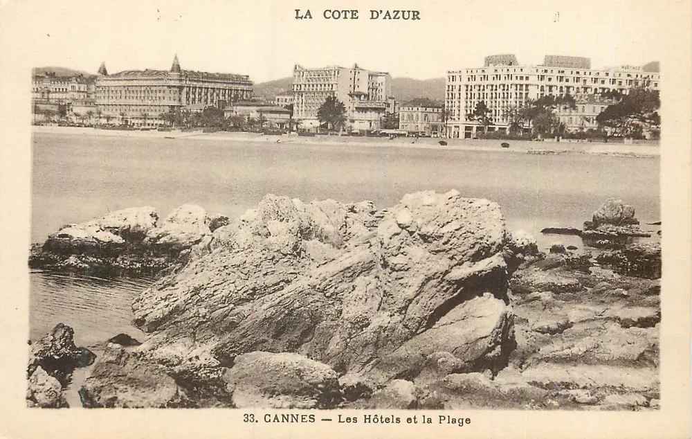 GANNES — Die Hotels und die Strände — Die Côte d'Azur - Vorderseite