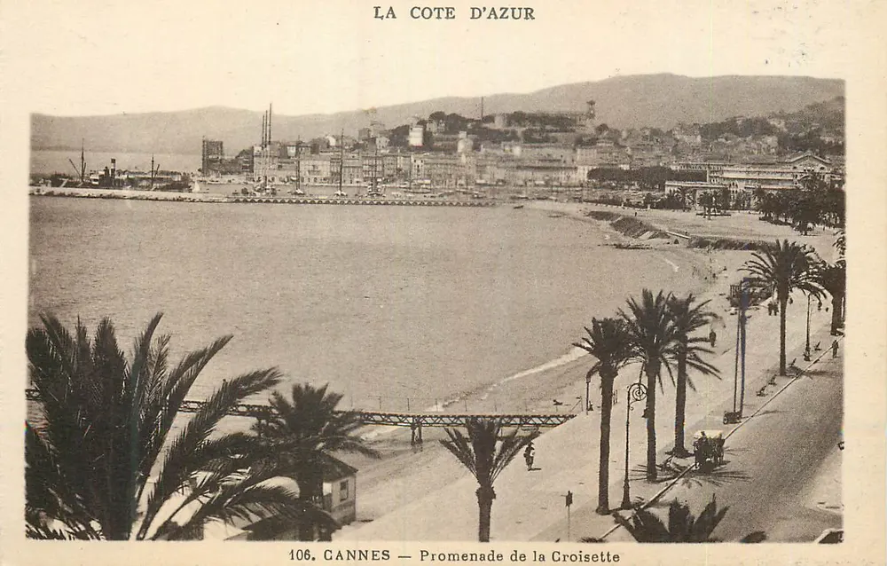 Cannes — Promenade de la Croisette — La Côte d'Azur - Vorderseite